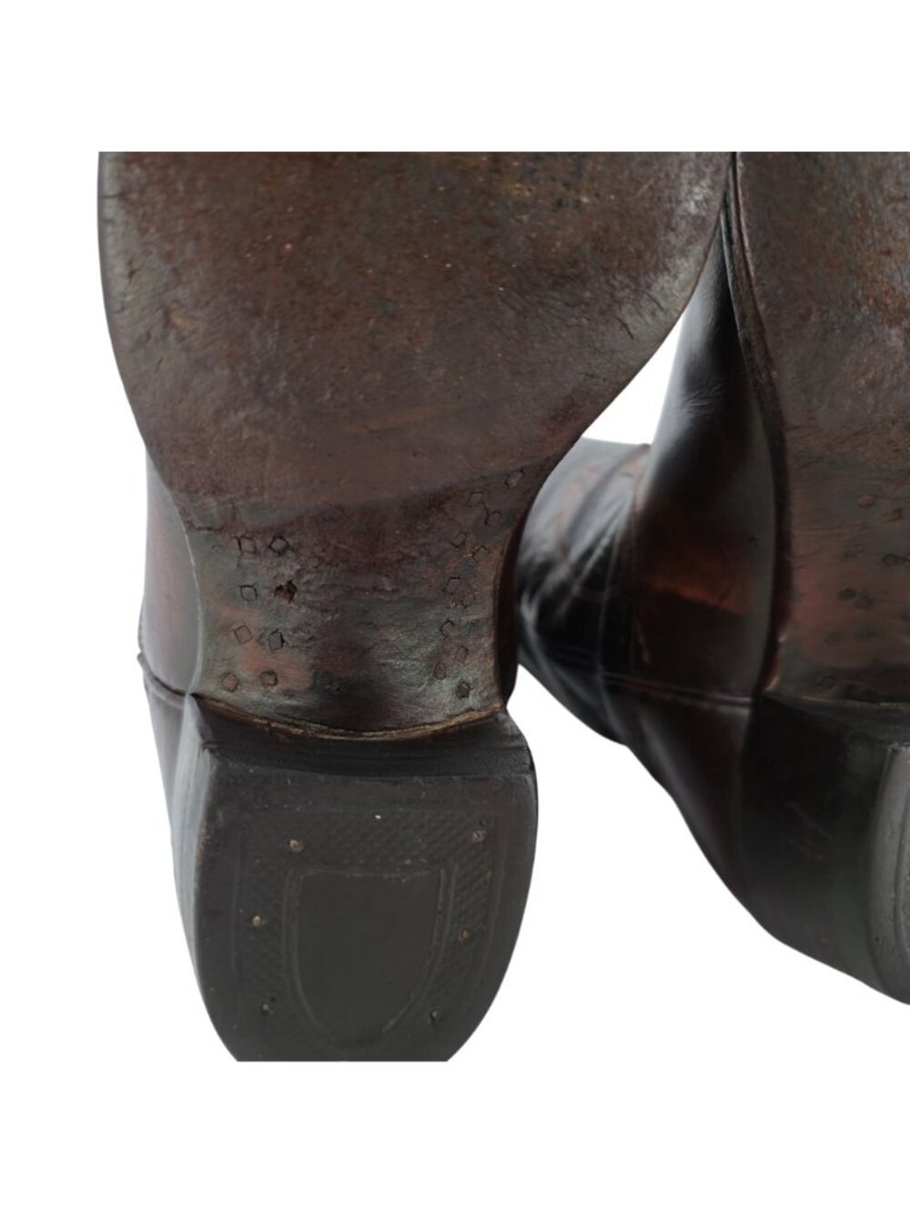 Vintage 1960s Nocona Cowgirl Boots Womens 5.5C Brown Leather Cowboy Western USA - Picture 13 of 16